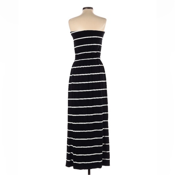 J. CREW Striped Strapless Maxi Dress - Picture 3 of 9